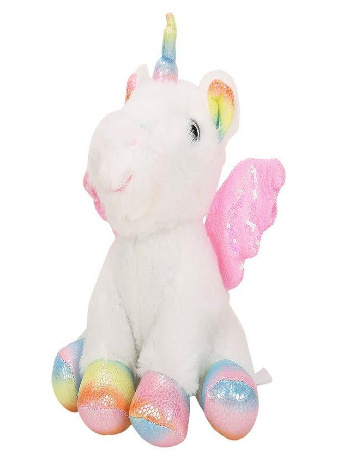 STRIDERS Unicorn Plush Soft Toy Baby – White | Cute Stuffed Animal for Kids | Huggable Magical Unicorn for Girls & Boys | Soft Safe Plush for Playtime - Image 1