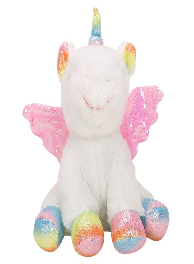 STRIDERS Unicorn Plush Soft Toy Baby – White | Cute Stuffed Animal for Kids | Huggable Magical Unicorn for Girls & Boys | Soft Safe Plush for Playtime - Image 2
