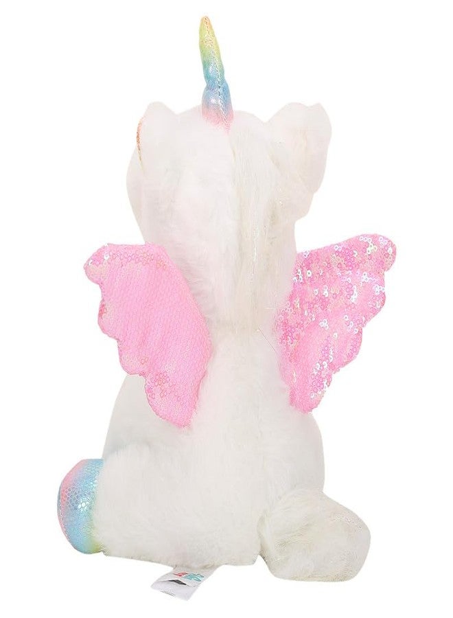 STRIDERS Unicorn Plush Soft Toy Baby – White | Cute Stuffed Animal for Kids | Huggable Magical Unicorn for Girls & Boys | Soft Safe Plush for Playtime - Image 4