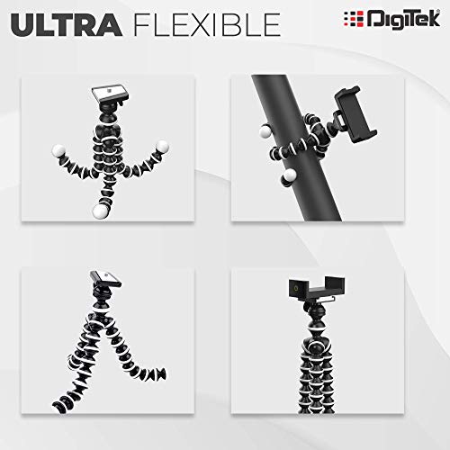 DIGITEK® (DTR 260 GT) Gorilla Tripod/Mini 33 CM (13 Inch) Tripod for Mobile Phone with Phone Mount & Remote, Flexible Gorilla Stand for Point and Shoot & Action Cameras - Image 5