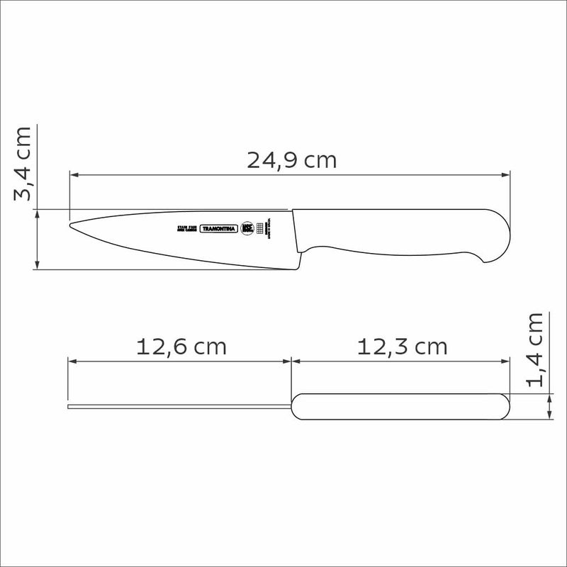 TRAMONTINA 5 Inch Meat Knife Professional Master - Image 2