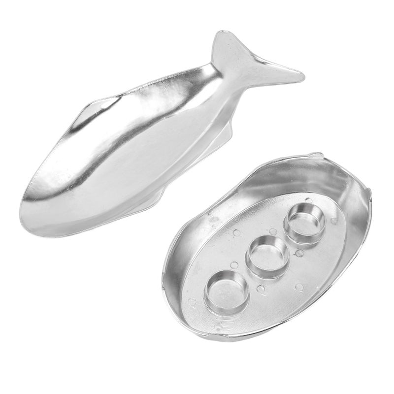 Fish Shaped Grilling Pan Uniform Heating Aluminum Alloy Fish Serving Pan for Hotel Restaurants Banquets S - Image 2