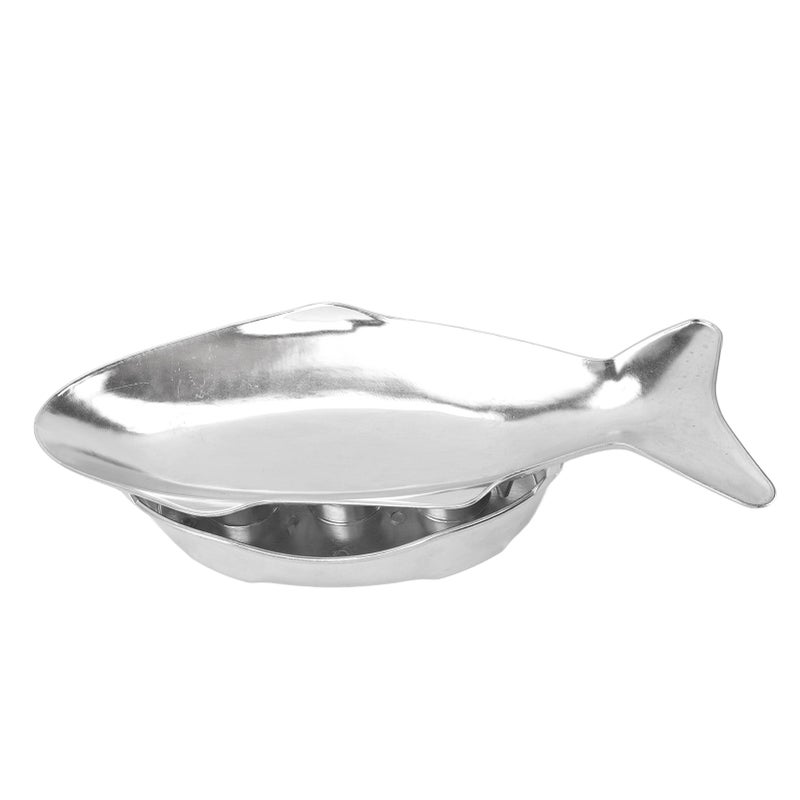 Fish Shaped Grilling Pan Uniform Heating Aluminum Alloy Fish Serving Pan for Hotel Restaurants Banquets S - Image 3