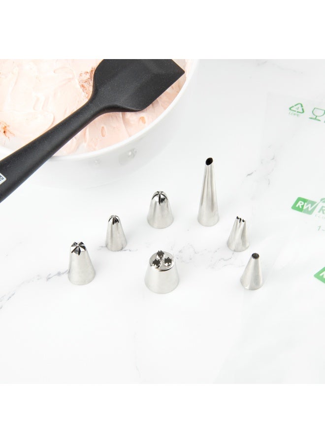 Restaurantware Pastry Tek Piping Tip, 1 Triple Star Pastry Tip - #2010, Reusable, Stainless Steel Icing Tip, Dent-Resistant, Decorate Cupcakes, Cakes, or Cookies - Image 5