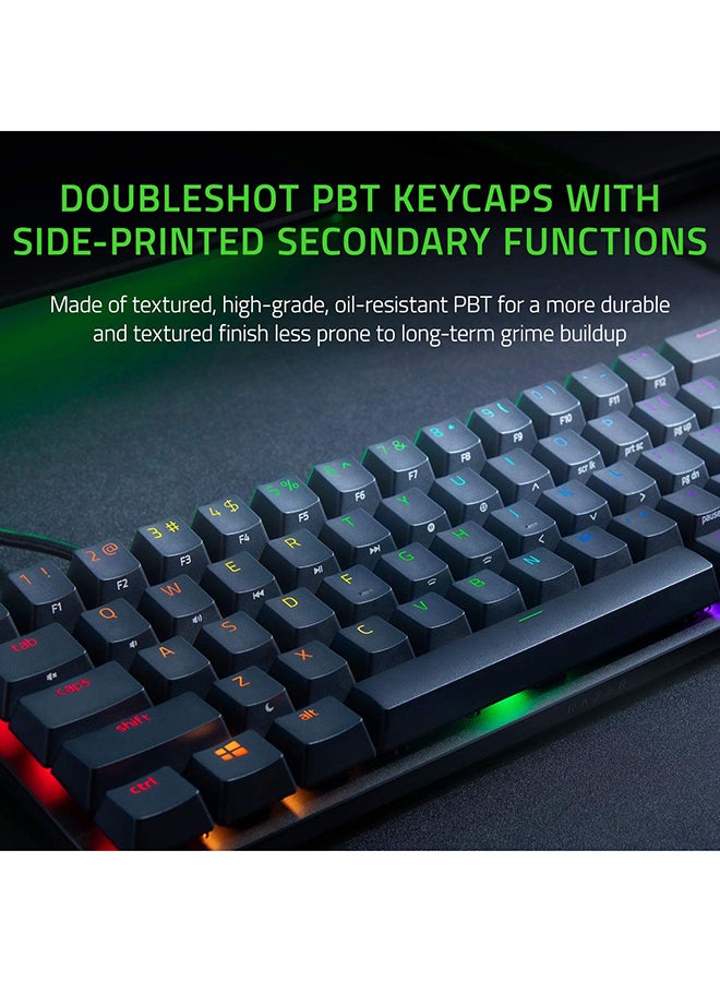 RAZER Huntsman Mini 60% Gaming Keyboard, Fastest Keyboard Switches Ever, Clicky Purple Optical Switches, Chroma RGB Lighting, PBT Keycaps, Onboard Memory | RZ03-03390100-R3M1 - Image 3