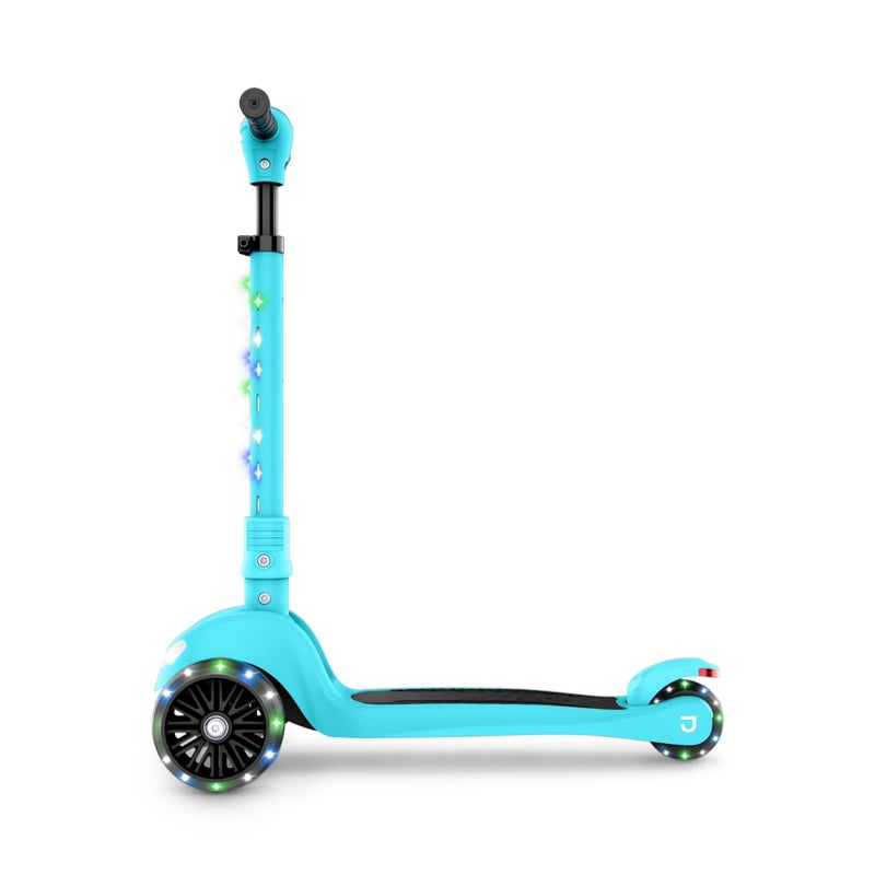 Jetson Scooters - Jupiter Mini 3 Wheel Kick Scooter, Blue, Foldable, Lightweight, Portable - Image 1