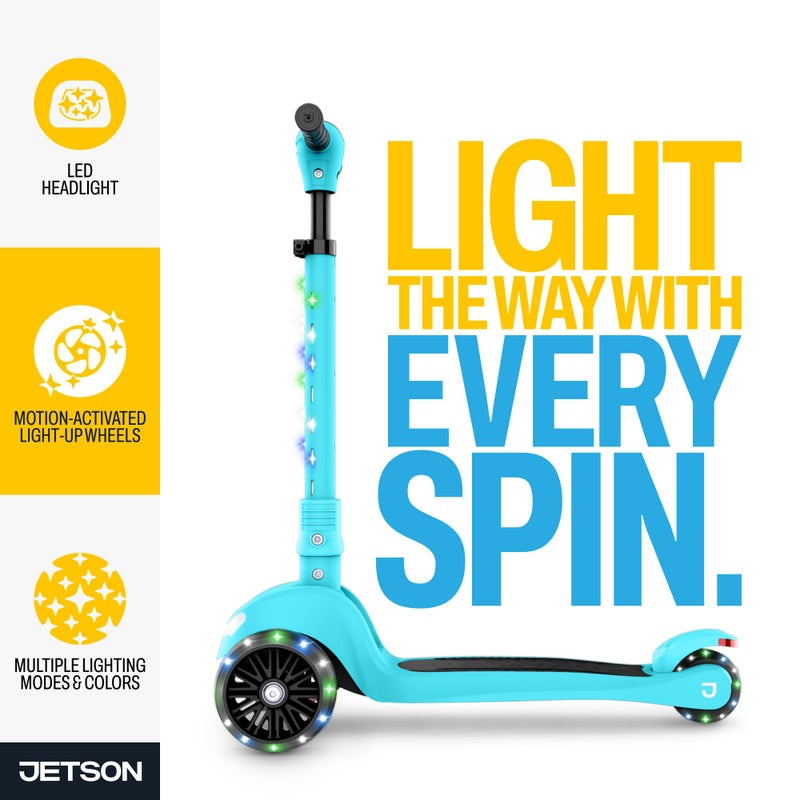 Jetson Scooters - Jupiter Mini 3 Wheel Kick Scooter, Blue, Foldable, Lightweight, Portable - Image 4