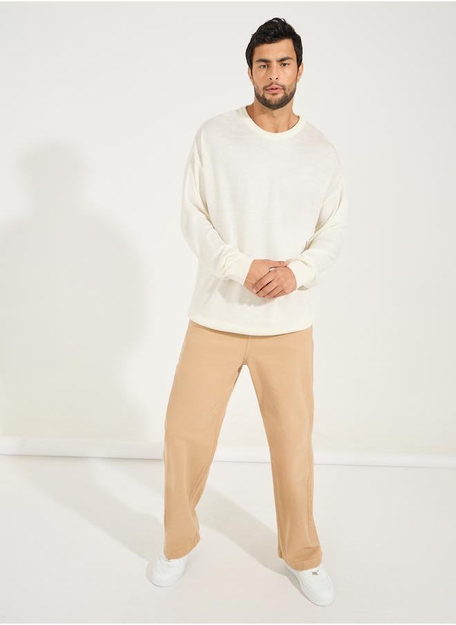 Styli 5-Pocket Wide Leg Overdyed Wash Jeans  - Image 2