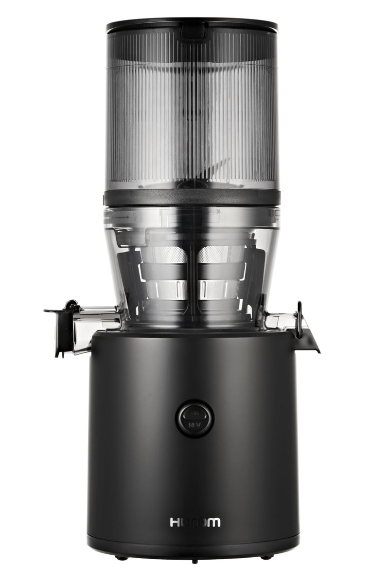 Hurom H320 Cold Press Juicer Machine, Easy to Clean Masticating Slow Juicer, Coarse Strainers, Self-Feeding, Hands Free, Family Size, Quiet Motor, Easy Assembly (Black) - Image 1