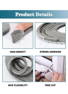 oldlaiben 5M Window Sealing Strip, Weather Stripping, Windproof and Warm Sealing Strip For Windows and Doors, Noise Insulation Sealing Furring Strip  - Image 3