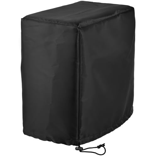 SZBRO CPU Dust Cover Large Size CPU Computer Desktop Gaming PC Mid-Tower Full Body Protective Cover Case with Adjustable Solid Cord Tight Rope Black - Image 1
