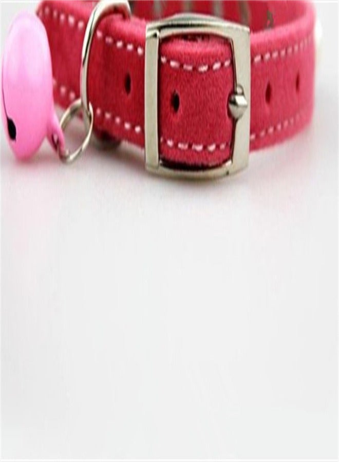 Pet collar with bells and pearls decorated dog and cat cute personalized neck collar - Image 5