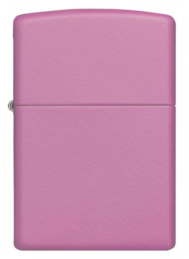 Zippo - Plain Pink Matte Zippo Lighter - Image 1