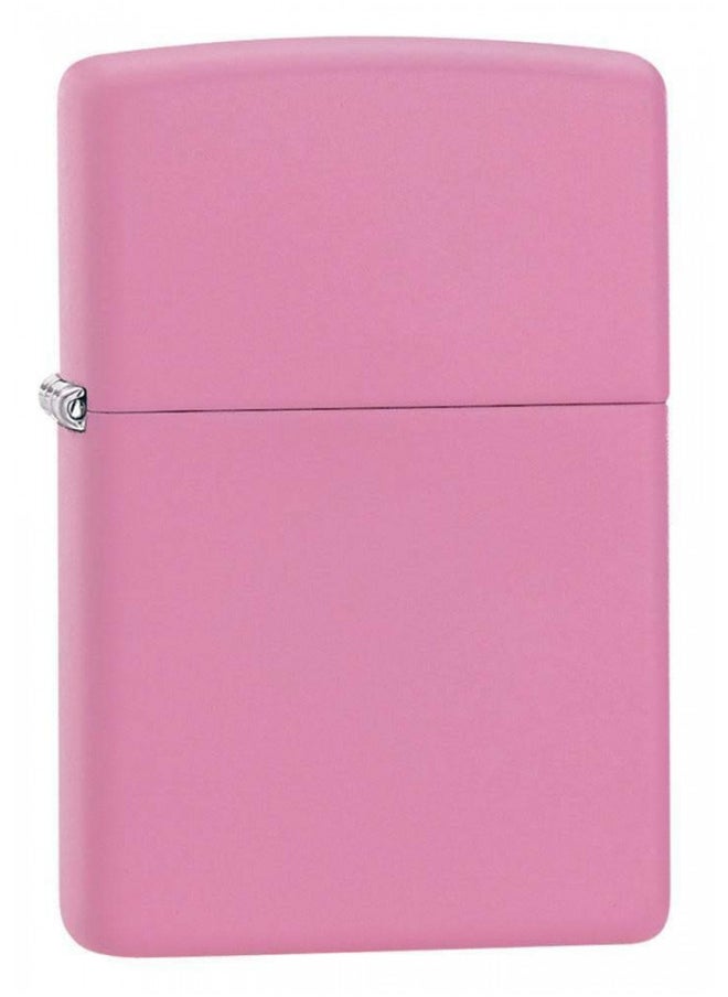 Zippo - Plain Pink Matte Zippo Lighter - Image 1