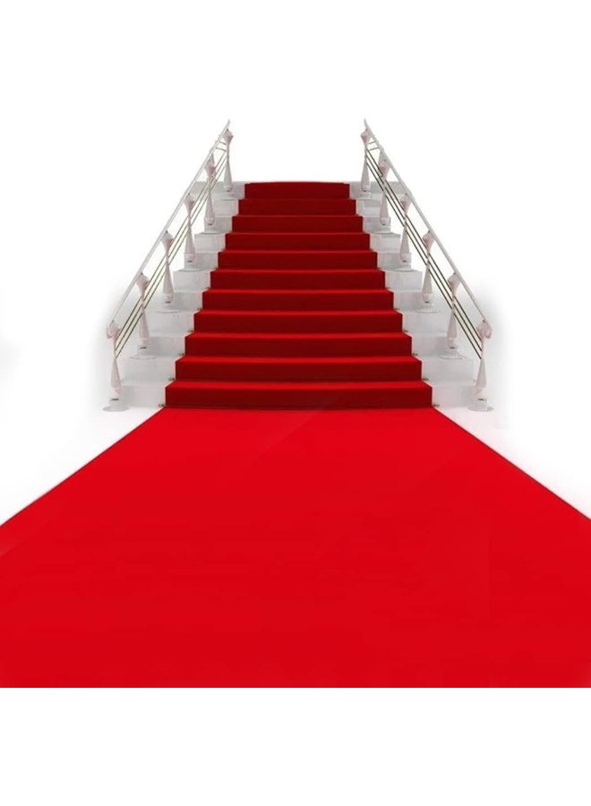 BPA Red Carpet Runner, 3.3ft x 33ft Hollywood Birthday Party Decorations Red Carpet Event Runner for Indoor Or Outdoor - Image 1
