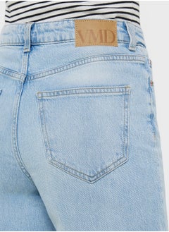 VERO MODA High Waist Mom Jeans  - Image 4