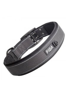 fida Fida Dog Collar Heavy Duty - Black - XL 