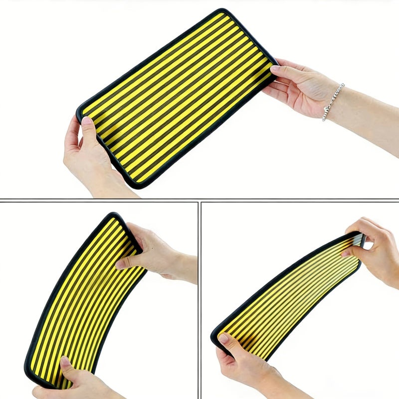 كاشف دقيق لخدوش السيارات مع لوحة فحص عاكسة مرنة من الأكريليك الأسود وأنبوب دوار - Image 4