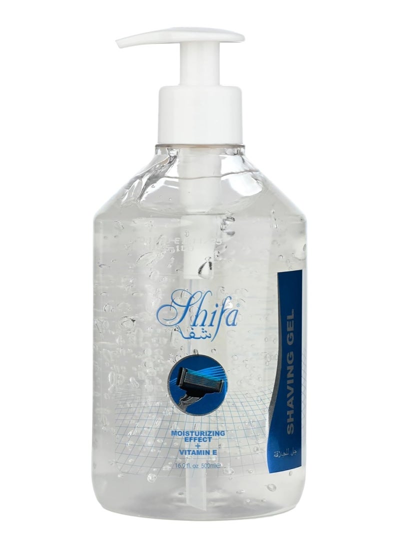 Elsada Shifa Transparent Shaving Gel, 500 Ml 
