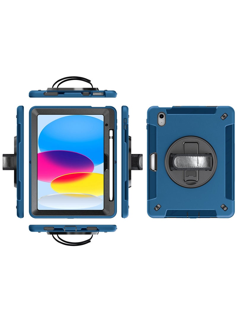 عام غطاء آيباد (A16) الجيل 11 11 بوصة 2025/الجيل 10 10.9 بوصة 2022 - غطاء مع حامل دوار وحافظة قلم