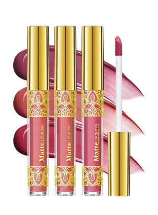 3Pcs Matte Lipstick, 3 Colors Velvet Nude High Pigment Not Fade Smooth Long-Lasting Wear Non-Stick Cup Waterproof Matte Lip Gloss for Lip Makeup for Women and Teenage Girls - pzsku/ZD0EEB42E9475798730A8Z/45/_/1716992074/e44f15ef-a764-491f-addd-42269e400800