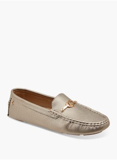 Le Confort Women Textured Slip-On Loafers with Metal Accent  - Image 2