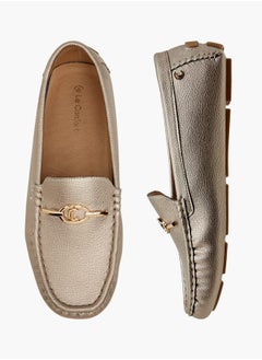 Le Confort Women Textured Slip-On Loafers with Metal Accent  - Image 1