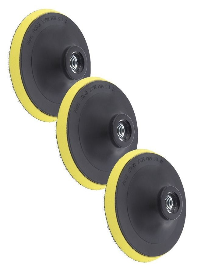 BMB tools Self Adhesive Polishing Disk- 3 Piece 4.5Inch - Polishing Buffing discs Finishing Cutting Polishing Pads Scratch Swirl Removal Headlight Restoration Car Detailing Finishing Paintwork Buffer  - Image 1