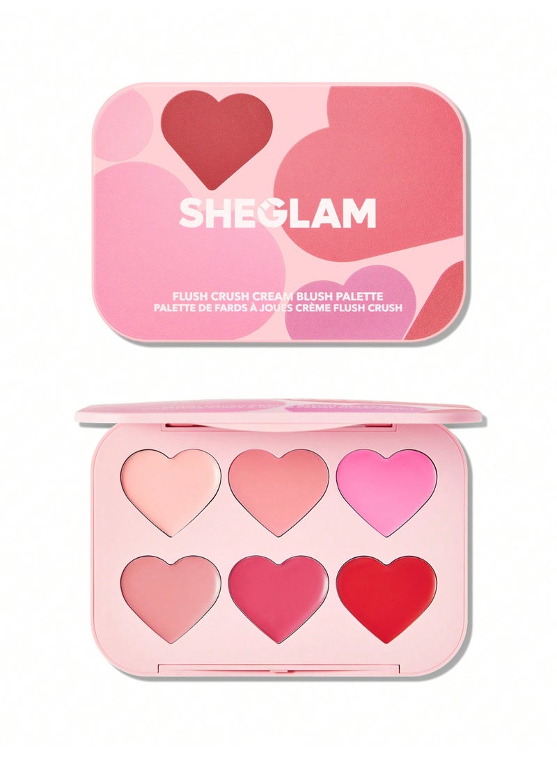 SHEGLAM SG Flush Crush Cream Blush Palette- Blushing Bouquet - Image 1