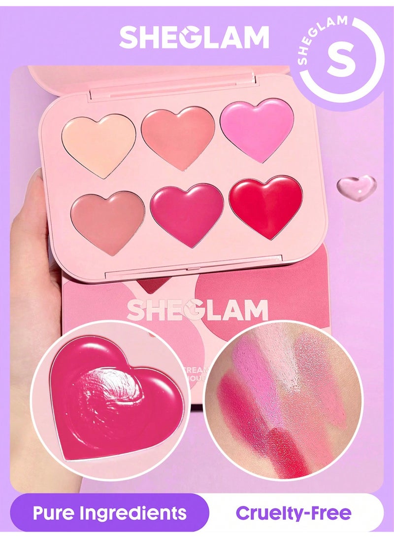 SHEGLAM SG Flush Crush Cream Blush Palette- Blushing Bouquet - Image 2