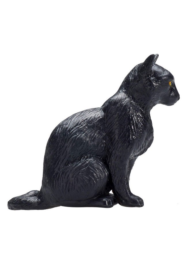 MOJO Cat Sitting Black Toy Figure  - Image 3