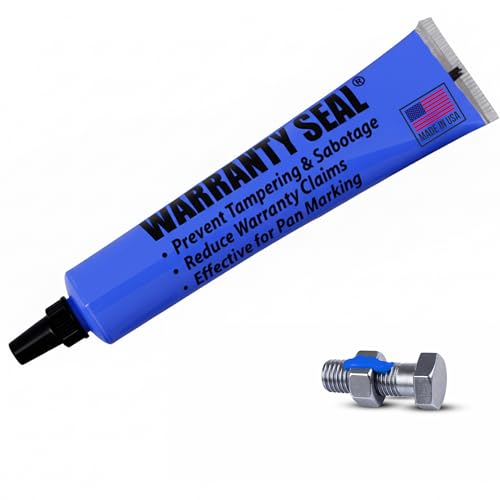 Sherco-Auto Blue Tamper Proof Cross Check Repair & Maintenance Warranty Seal 1.8 Oz Squeeze Tube Paint Marker - 1 Tube - Made in USA - Image 5