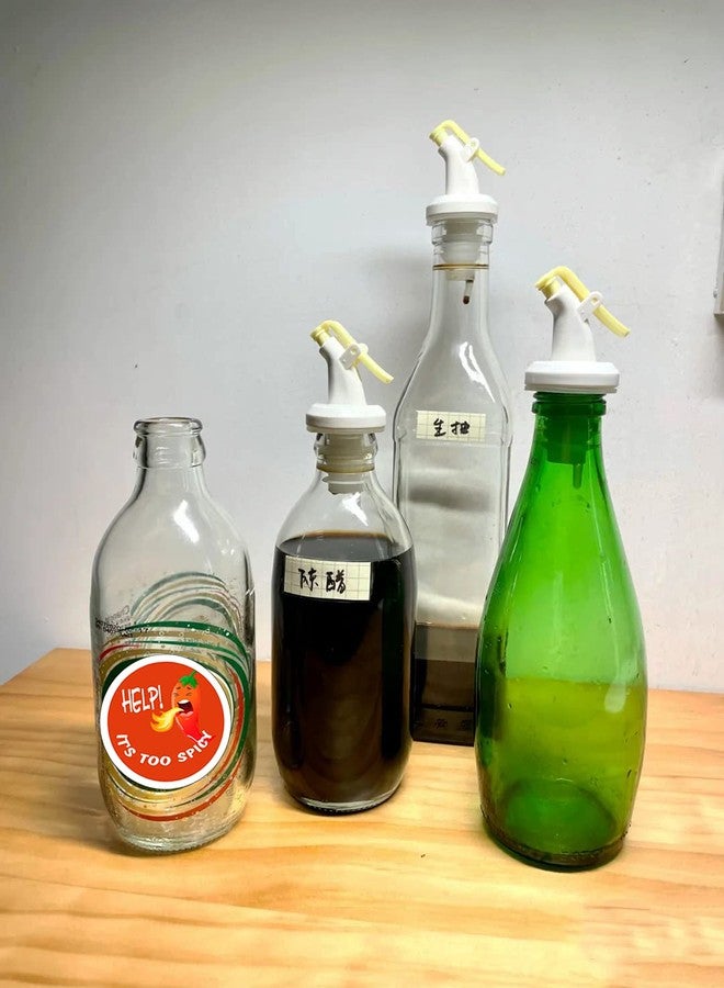 Besttile Spicy Stickers,Spicy Grocery Store Food Labels,Wacky Chili Stickers,Food Warning Hot Labels,1.5 Inches,500 Pcs. - Image 4