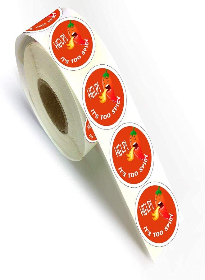 Besttile Spicy Stickers,Spicy Grocery Store Food Labels,Wacky Chili Stickers,Food Warning Hot Labels,1.5 Inches,500 Pcs. - Image 2
