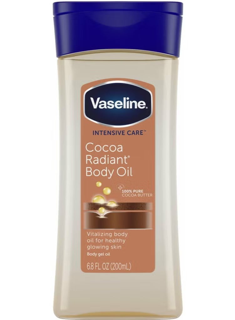 Vaseline Intensive Care Cocoa Body Oil with Pure Butter - 200 ml (May vary package)