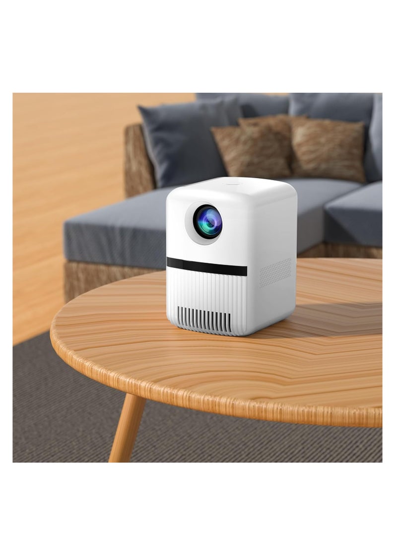 Smart Berry - 5G WiFi Wireless Android Projector, 1080p Full HD, Auto-Focusing, 9750mAh Battery, LCD Movie Projector, 200'' Display, Home Theater, Outdoor Entertainment, - Image 1