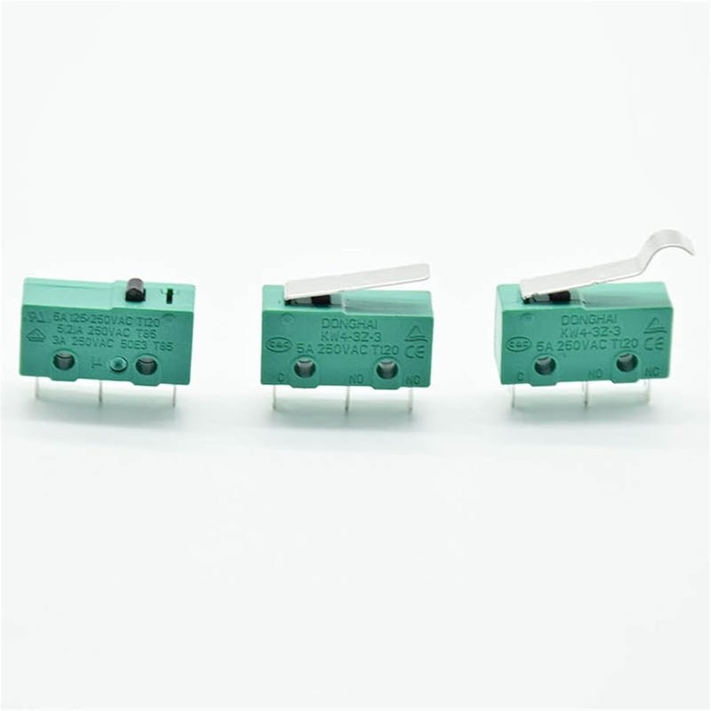 5Pcs Green Micro Limit Switch 3 Pin N O N C Endstop For 3D Printer Accessories - Image 4