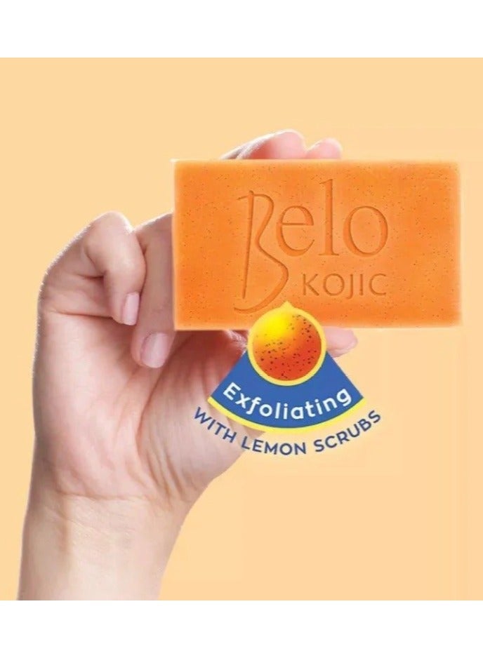 Belo Essentials Belo Kojic Acid + Tranexamic Acid Exfoliating Soap 2 × 65g - Image 2