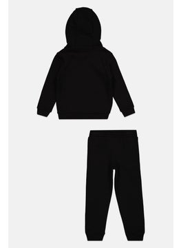 Nicce Toddlers Boy 2 Pcs Hooded Sweatshirt And Sweatpants, Black  - Image 2
