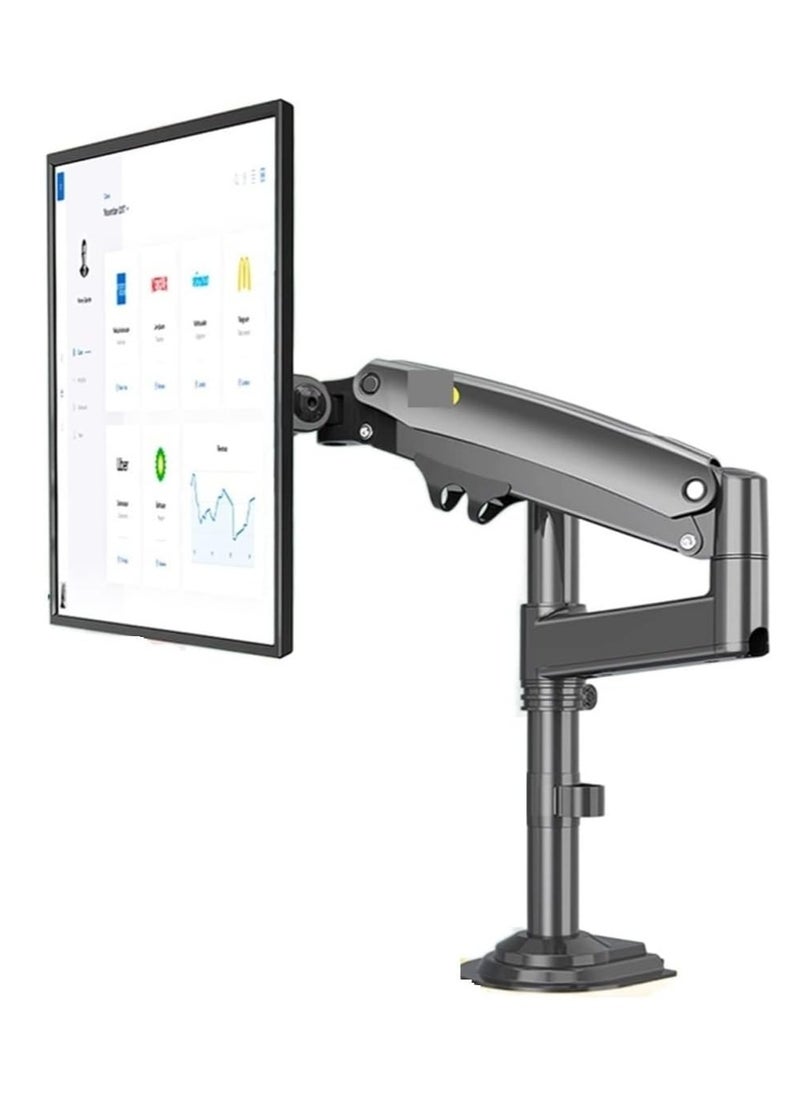 Generic 22-35 Inch Gas Spring Dual Arm Monitor Mount – Full Motion LCD TV Bracket for 2-12kg Screens (Color: H100)  - Image 1