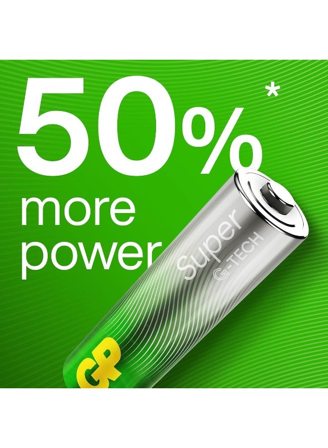 GP AAA Batteries - Set of 20 | Super| AAA Alkaline 1.5 V / LR03 Batteries - Long Life - Image 3