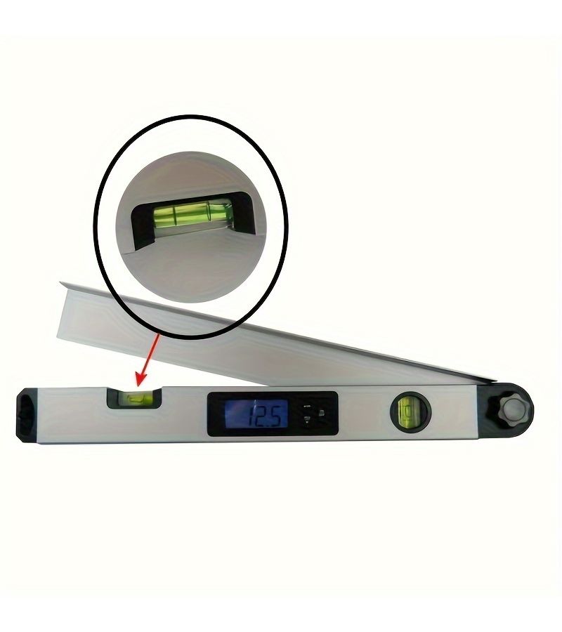 400mm Digital Angle Ruler With LCD Backlit Display Miter Gauge High Precision Protractor For Woodworking - Image 5