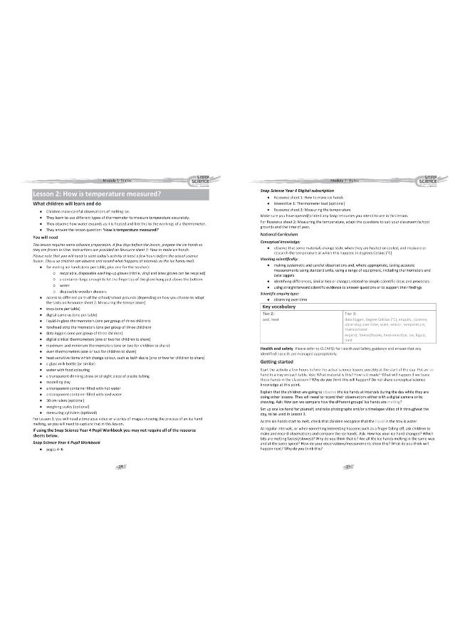 null - Collins Snap Science Teacher’s Guide Year 4 - Image 1