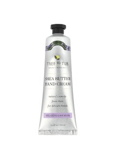Tree to Tub Tree To Tub, Shea Butter Hand Cream, Relaxing Lavender, 3.4 fl oz (100 ml)  - Image 1