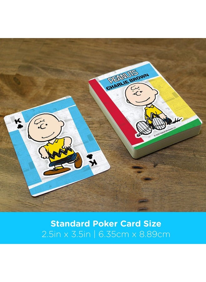 Aquarius Peanuts Charlie Brown Playing Cards - Charlie Brown Themed Deck Of Cards For Your Favorite Card Games - Officially Licensed Peanuts Merchandise & Collectibles  - Image 5