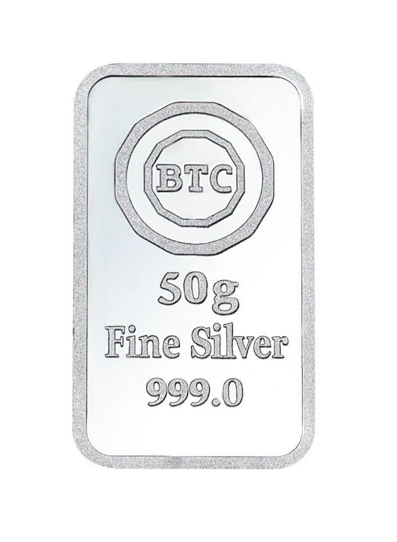 BTC 50g Silver Ingot- Mom in All Languages - Image 3