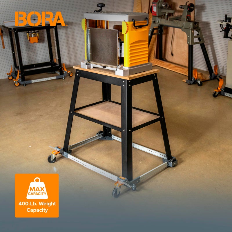 Bora Adjustable Universal Mobile Base Bora Portamate PM-1000. Move Your Heavy Tools and Equipment around Your Shop with Ease and Stability - Image 2