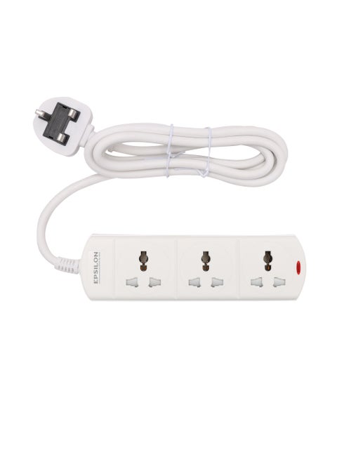 Epsilon 3 Way Extension Socket- ES1109