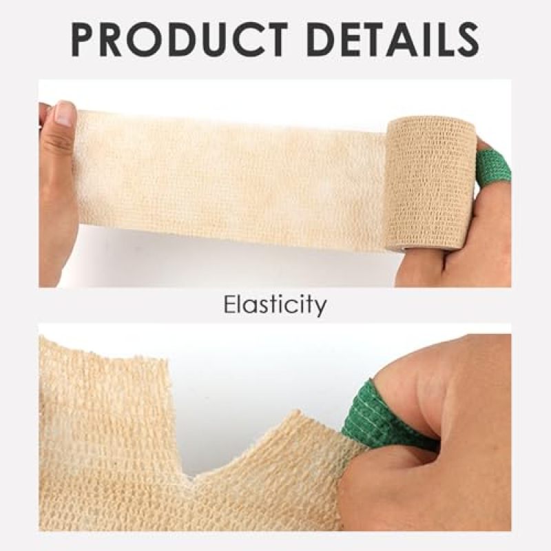 Cohesive Bandage Multicolor Stretch Wrap - Self Adherent Wrap for Athletic Sports First Aid Vet Use - Image 4