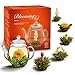 Creano Flowering Tea Gift Set  White Tea  6 Blooming Tea with 17oz Glass Teapot - Image 2